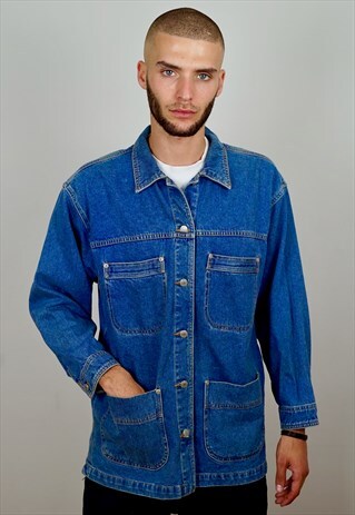 VINTAGE 90'S BLUE DENIM JACKET