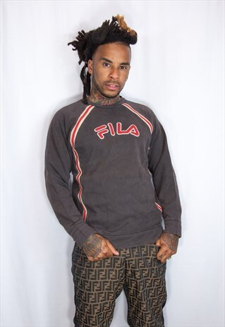 FILA BROWN VINTAGE SWEATSHIRT