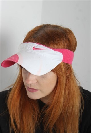 Vintage Nike Y2K Visor Hat Cap White
