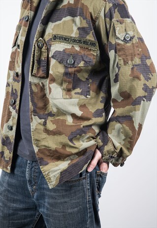 VINTAGE GREEN CAMO ARMY JACKET