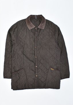 Vintage 90' s Barbour Quilted Jacket Brown