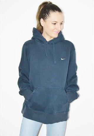 VINTAGE 90S NIKE EMBROIDERED LOGO SWEATSHIRT HOODIE