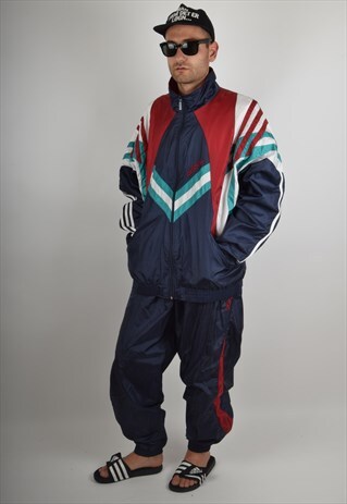 VINTAGE ADIDAS TRACKSUIT SIZE XL 90'S (979)