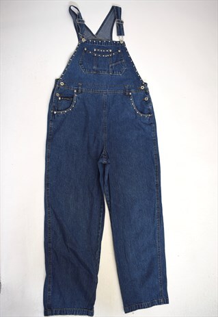 VINTAGE 90S NO EXCUSES BLUE DENIM DUNGAREES