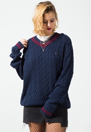 VINTAGE TOMMY HILFIGER KNIT JUMPER / S387