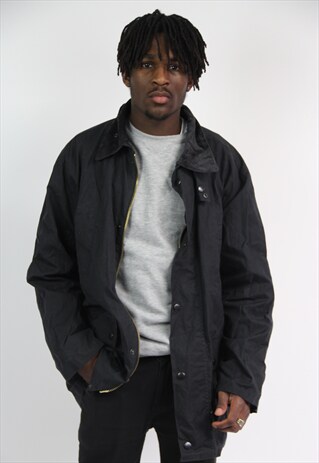 VINTAGE NAVY WAX JACKET