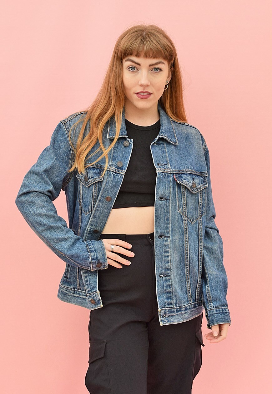 Levi's oversized leather outlet jacket