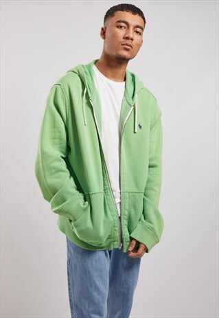 VINTAGE RALPH LAUREN ZIP-UP HOODIE