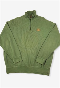 Vintage Alexander Julian 1/4 Zip Sweatshirt Green XL BV12417