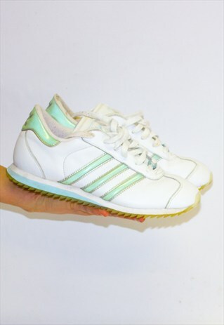 RETRO ADIDAS LEATHER TRAINERS