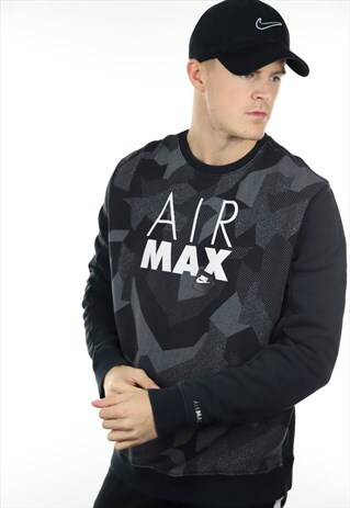 VINTAGE NIKE AIR MAX SPELL OUT GRAPHIC SWEATSHIRT JUMPER
