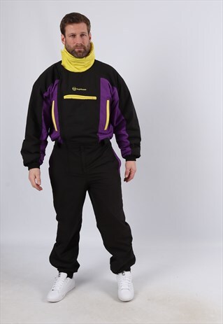 VINTAGE SERGIO TACCHINI FULL SKI SUIT SNOW M / L 42" (54C)