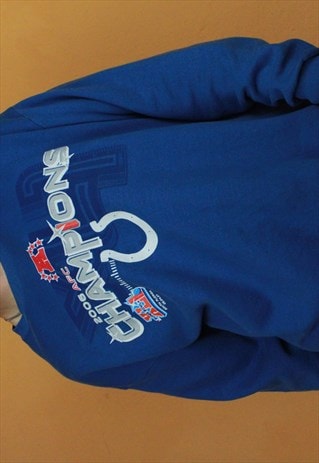 VINTAGE NFL 2006 CHAMPIONS BLUE SWEATSHIRT L