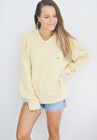 90S TOMMY HILFIGER VINTAGE JUMPER/SWEATSHIRT