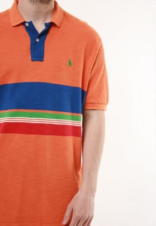90S VINTAGE POLO RALPH LAUREN COTTON T-SHIRT 14163