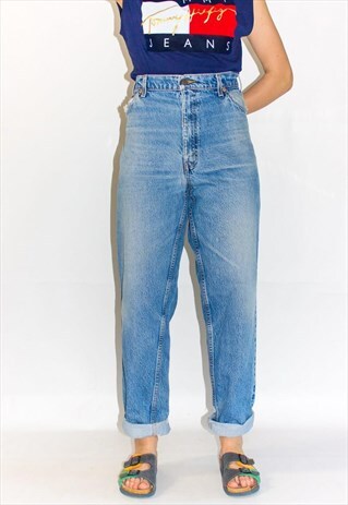 VINTAGE HIGH RISE TAPERED LEG LEVI'S MOM JEANS