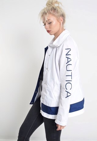 VINTAGE NAUTICA JACKET WHITE