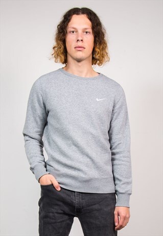 VINTAGE 90'S GREY NIKE SWEATSHIRT JUMPER