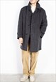 Men's Lord Wool Checked Lined Coat