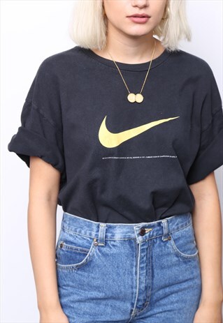 VINTAGE 90S NIKE BLACK TOP T-SHIRT