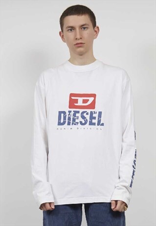 VINTAGE 90'S DIESEL LOGO LONG-SLEEVE T-SHIRT