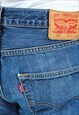 VTG 501 MENS W33 L34 STRAIGHT FIT REGULAR JEANS DENIM PANTS