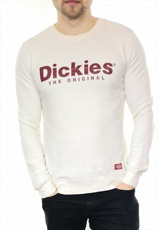 VINTAGE DICKIES SPELL OUT SWEATSHIRT IN CREAM