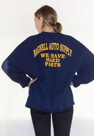 RETRO OVERSIZED GARAGE USA JUMPER