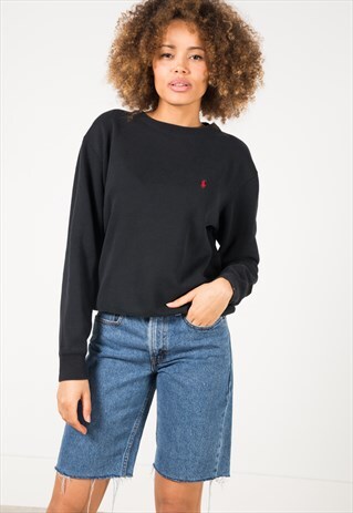 VINTAGE 90'S POLO RALPH LAUREN SWEATSHIRT / S1049
