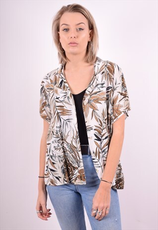 WOMENS VINTAGE SHIRT XL MULTI 90'S
