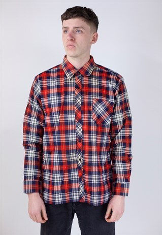VINTAGE 90'S CHECK FLANNEL SHIRT