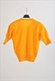 VINTAGE 90S TOP IN YELLOW 