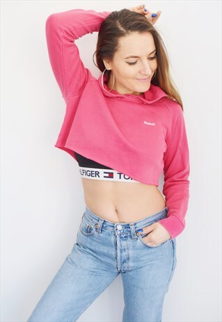 90S REEBOK VINTAGE CROPPED SWEATSHIRT / TOP