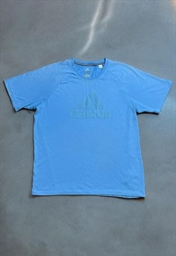 Men's Y2K Blue Adidas TShirt