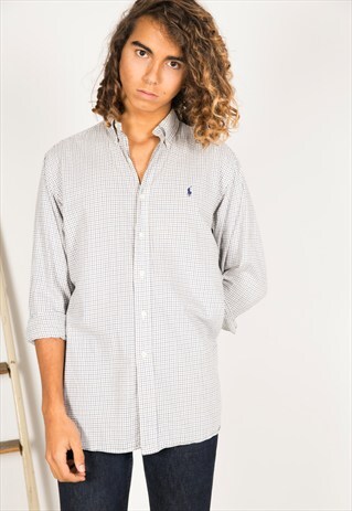 VINTAGE 80S POLO RALPH LAUREN SHIRT / R0189