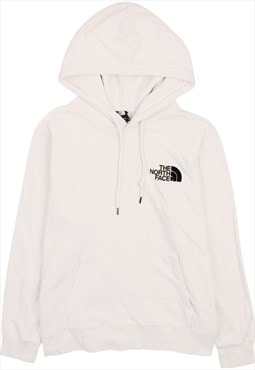 Vintage 90's The North Face Hoodie Pullover White Large