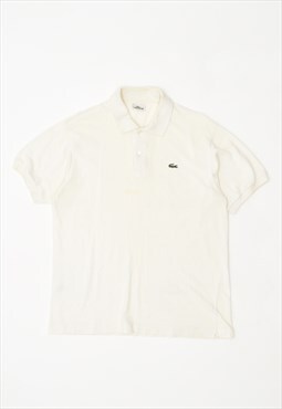 Vintage 00' Y2K Lacoste Polo Shirt White