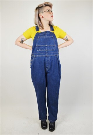 VINTAGE 90'S DENIM DUNGAREES