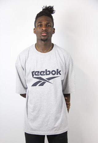 VINTAGE REEBOK GREY 90S T-SHIRT
