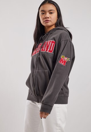 VINTAGE MARYLAND ZIP-UP HOODIE