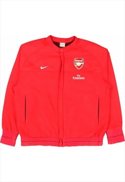 Nike 90's Arsenal Zip Up Windbreaker Large Red