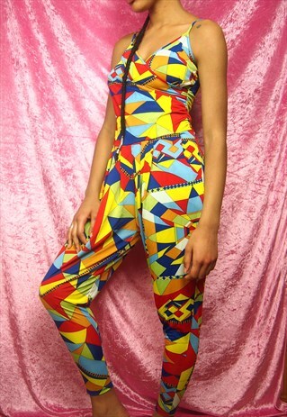 MULTI PRINT JUMPSUIT