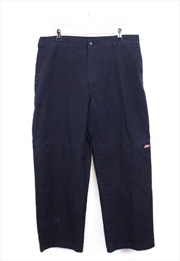 Vintage Dickies Trousers Black Skater Fit With Classic Logo 