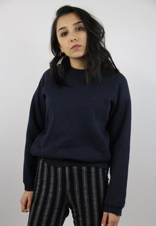 VINTAGE ADIDAS 90'S NAVY SWEATSHIRT