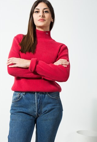 VINTAGE POLO RALPH LAUREN KNIT JUMPER / S260