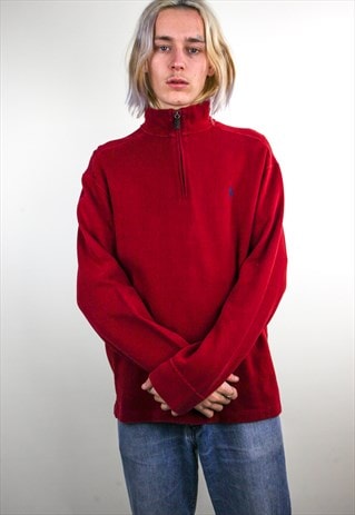 VINTAGE RALPH LAUREN QUARTER ZIP SWEATSHIRT