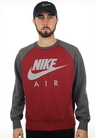 VINTAGE NIKE SPELL OUT SWEATSHIRT JUMPER