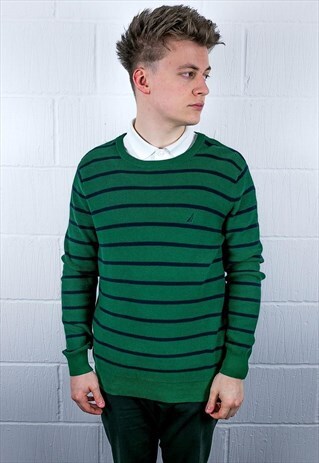 VINTAGE NAUTICA STRIPED JUMPER