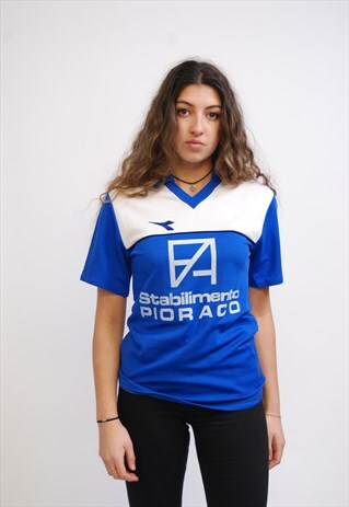 VINTAGE 80S DIADORA FOOTBALL SHIRT