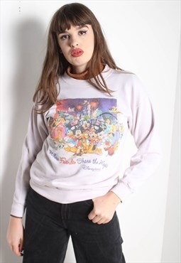 Vintage Disney Sweatshirt Pink